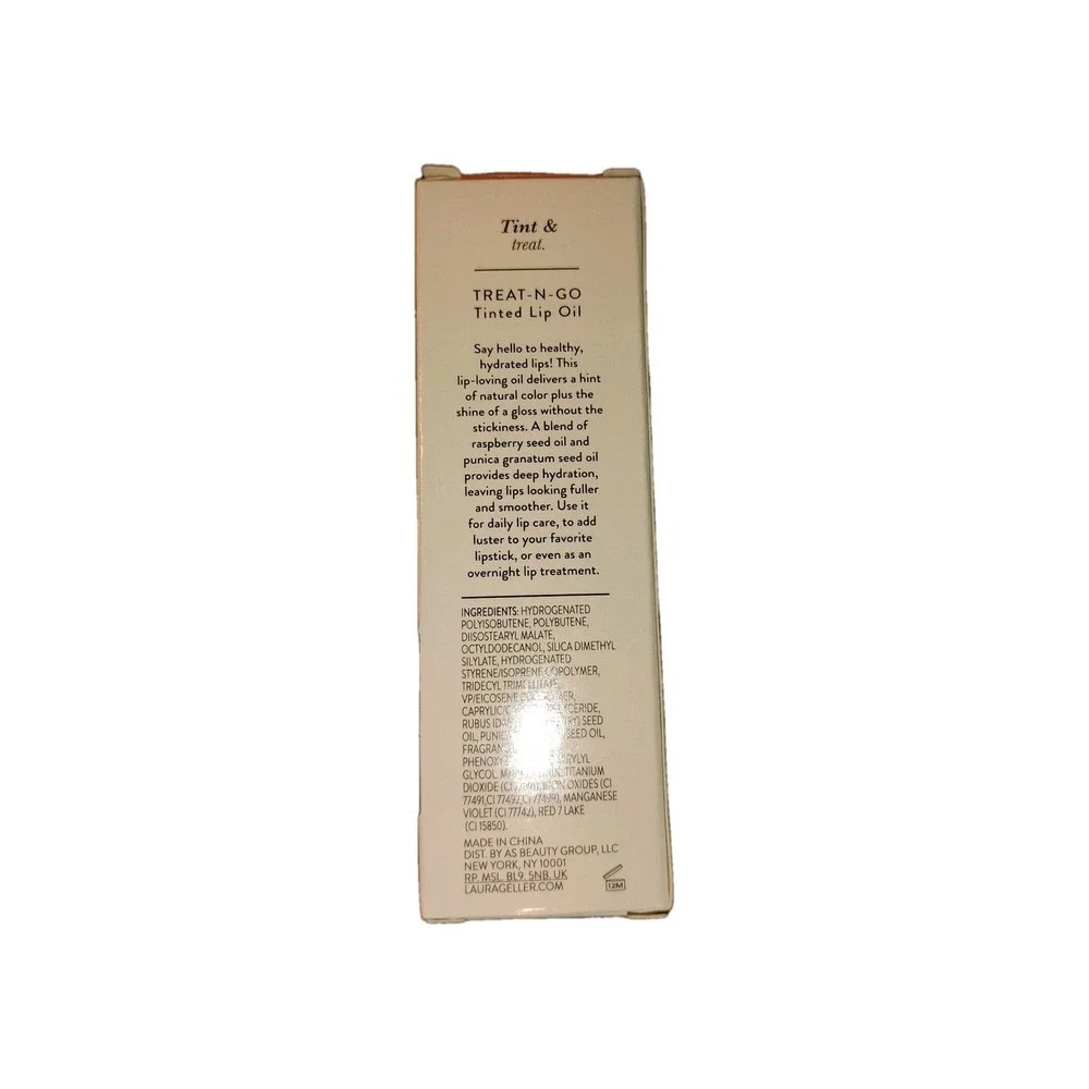 Laura Geller Treat-N-Go Tinted Lip‎ Oil (Shade: Finish Line) 0.13oz / 3.8ml New